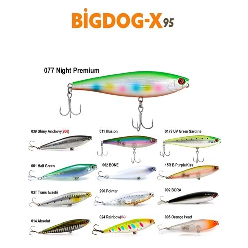 FUJIN Big Dog-x BDX-95SW Maket Balık 03 T