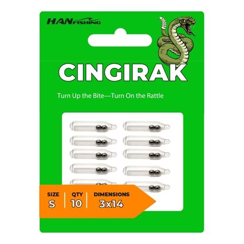 Hanfish Cıngırak Ses Tüpü