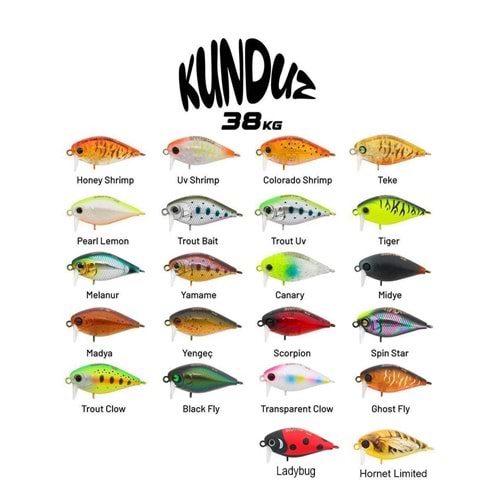 Hanfish Kunduz KG 3.8 Cm 4 Gr Lrf Maket Yem