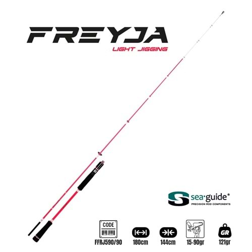 Fujin Freyja Light Jigging 180cm 15-90gr Jig Kamış