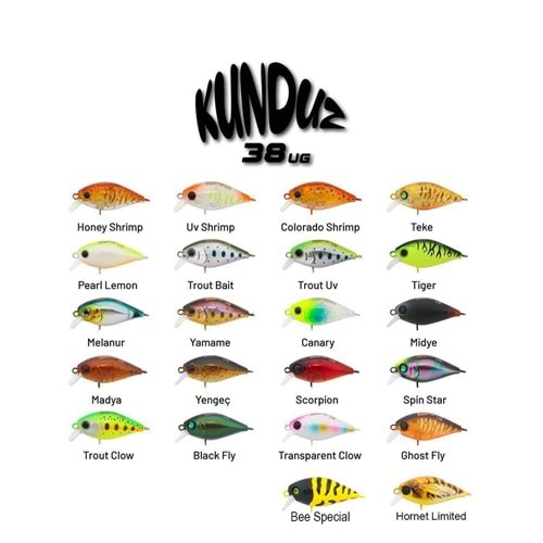 Hanfish Kunduz UG 3.8 Cm 4 Gr Maket Yem
