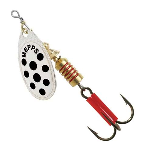 Mepps Aglia Olta Kaşığı Gümüş Siyah No 3