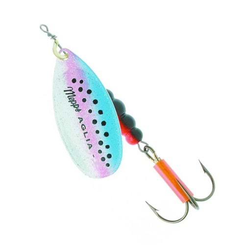 Mepps Rainbow Olta Kaşığı Mavi Pembe Benekli No 3