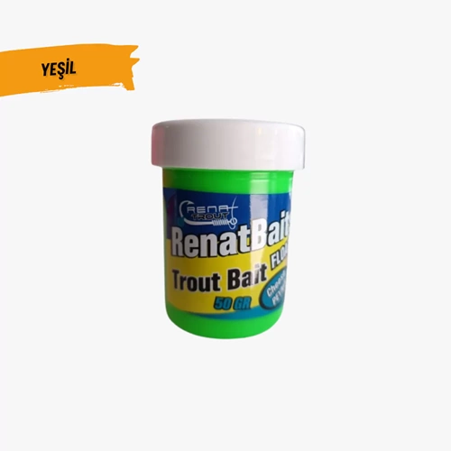 Renat Baits Trout Bait Peynir Kokulu Yüzen Alabalık Hamuru Yeşil
