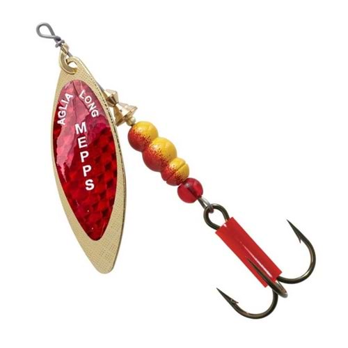 Mepps Longue Redbo Olta Kaşığı Altın Kırmızı No 2