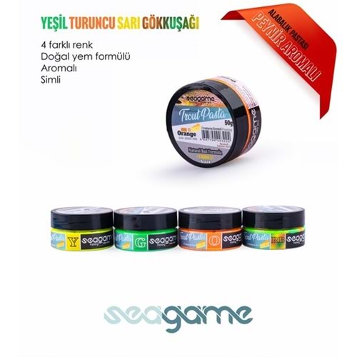 Seagame Trout Pasta Alabalık Hamuru 50 Gr Peynirli