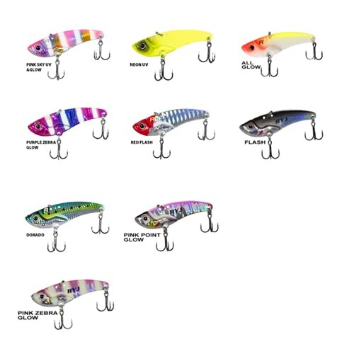 Ryuji Mirror Vib 15gr / 5.5cm Jig Yem All Glow