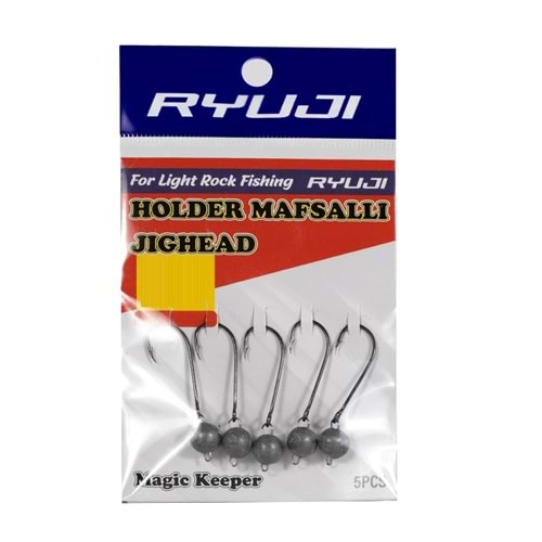 Ryuji Worm S60 Mafsallı Jighead 5 Adet