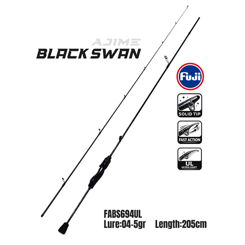 Fujin Ajime Black Swan 205 Cm 04-5gr Aji LRF Kamışı