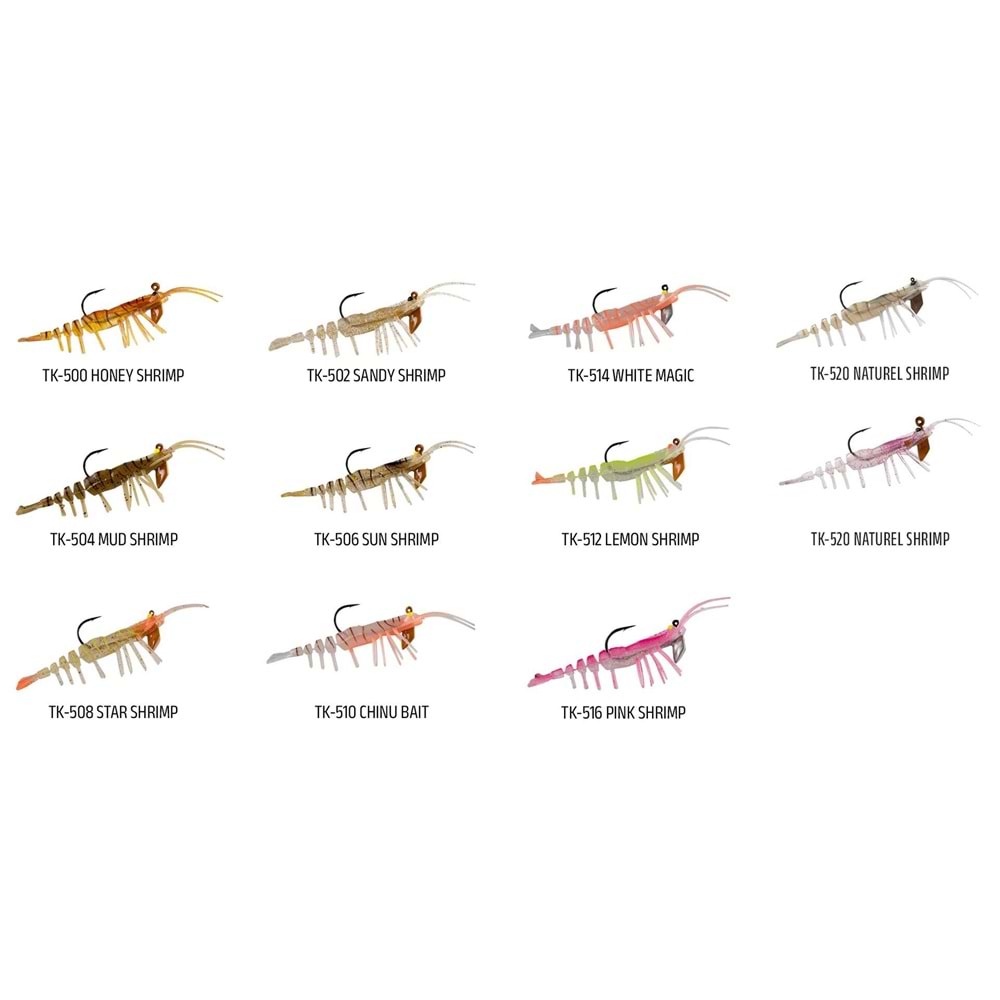 Hanfish Teke Shrimp Silikon Karides TK-Pink Shrimp