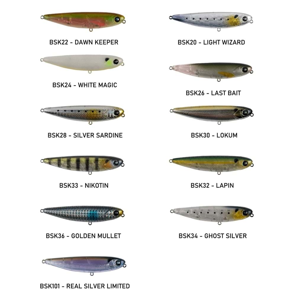 Hanfish Baskın 90mm Su üstü Maket Balık BSK-Lapin