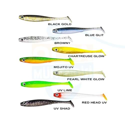 Ryuji Mister Shad 10cm 7gr Silikon Yem - SİLVER WHİTE UV