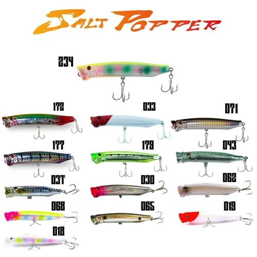 Fujin Salt Popper Su Üstü Maket Balık SP120 SW