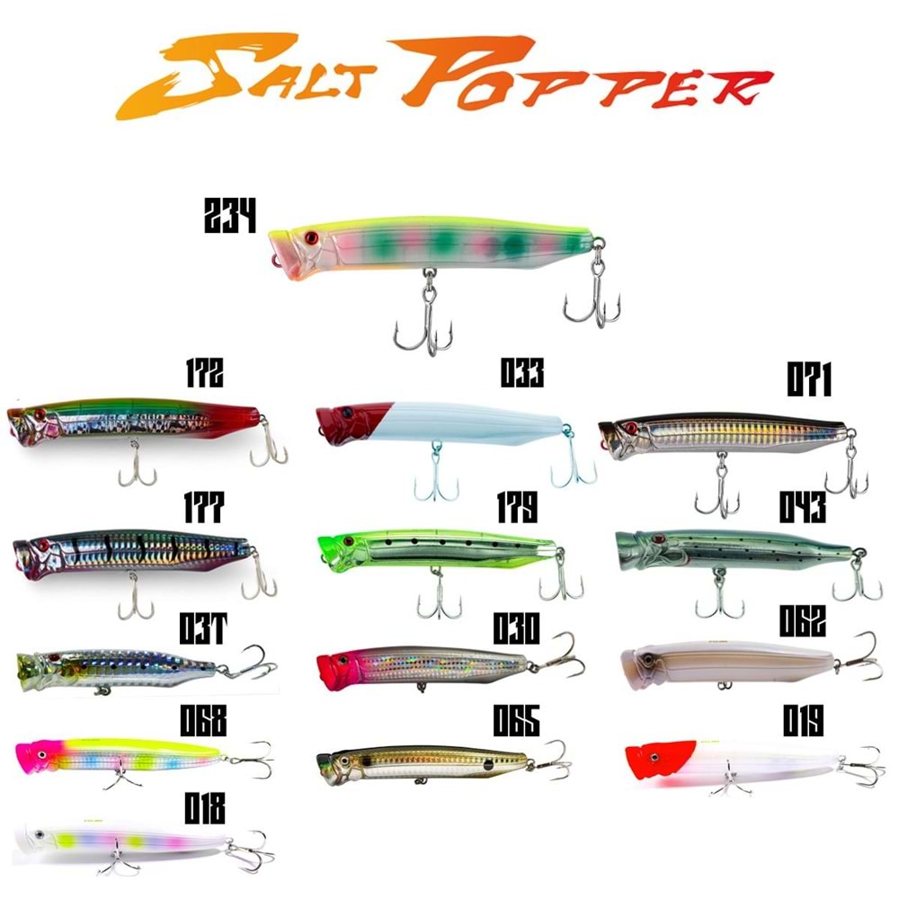 Fujin Salt Popper Su Üstü Maket Balık SP120 SW 043