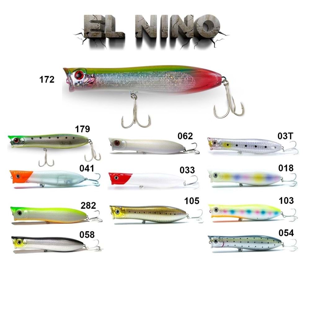 Fujin Elnino EN-130SW 13cm 31.5gr Maket Balık - 033 RED HEAD