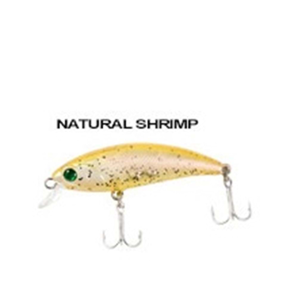 Ryuji Baby Minnow Sinking 5cm 4.5gr Maket Yem - NATURAL SHRİMP