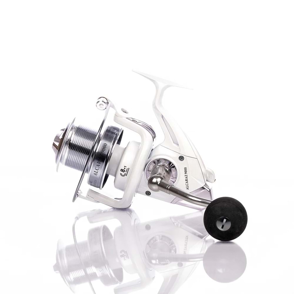 Pandora Alcaraz 9000 Surf Makine 8+1 BB Alüminyum Kafa (Beyaz)