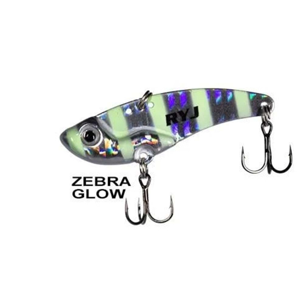 Ryuji Mirror Vib 4gr / 3.5cm Jig Yem Zebra Glow
