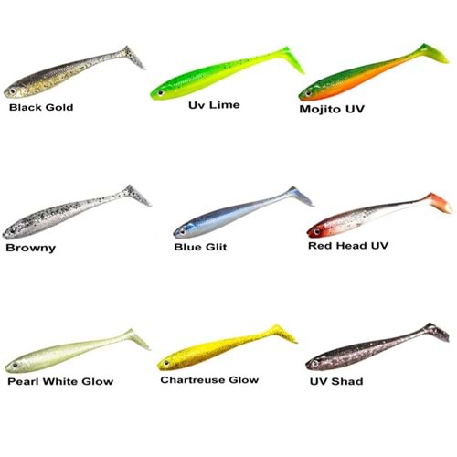 Ryuji Panic Shad 9cm 5.5gr Silikon Yem - PİNK BOSS UV