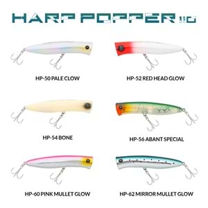 Hanfish Harp Popper 11 cm 30 gr Su Üstü Popper 54 Bone