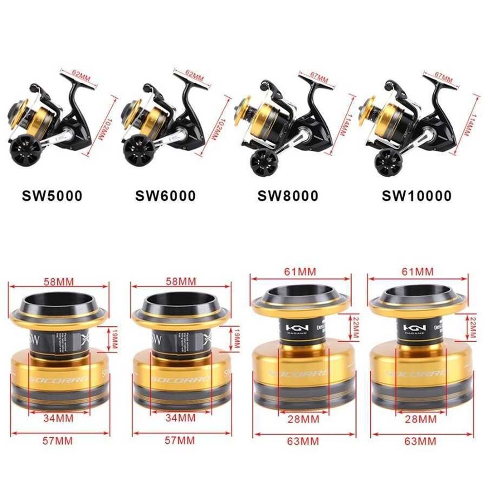 Shimano Socorro 5000 SW Jig Olta Makinesi