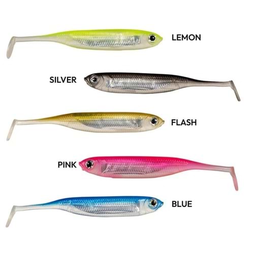 Ryuji Real Fish 10 cm Silikon Yem (4 Adet) - PİNK