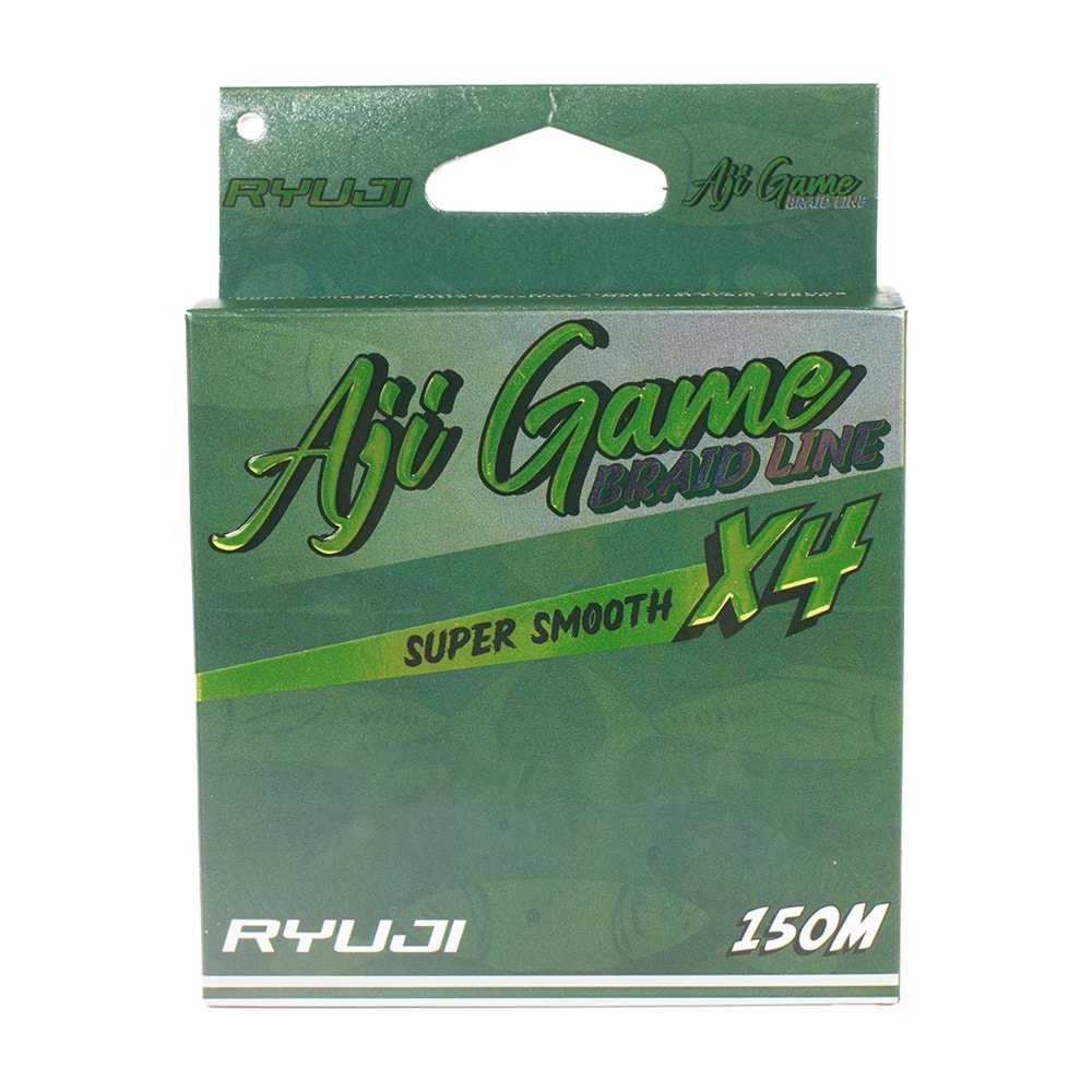 Ryuji Aji Game 4 X 150 Mt Dark Green İp Misina 0.05 MM