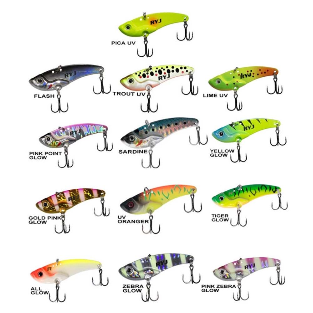 Ryuji Mirror Vib 9gr / 4.5cm Jig Yem All Glow